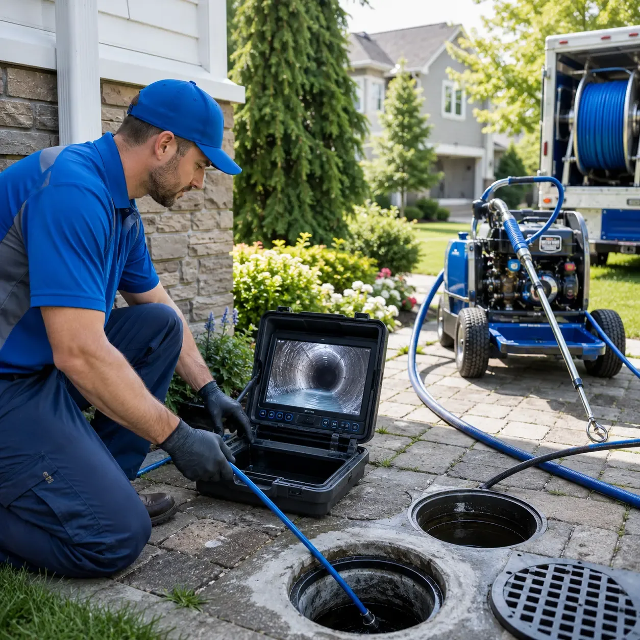 Outdoor drain cleaning professionals serving Kerens, TX